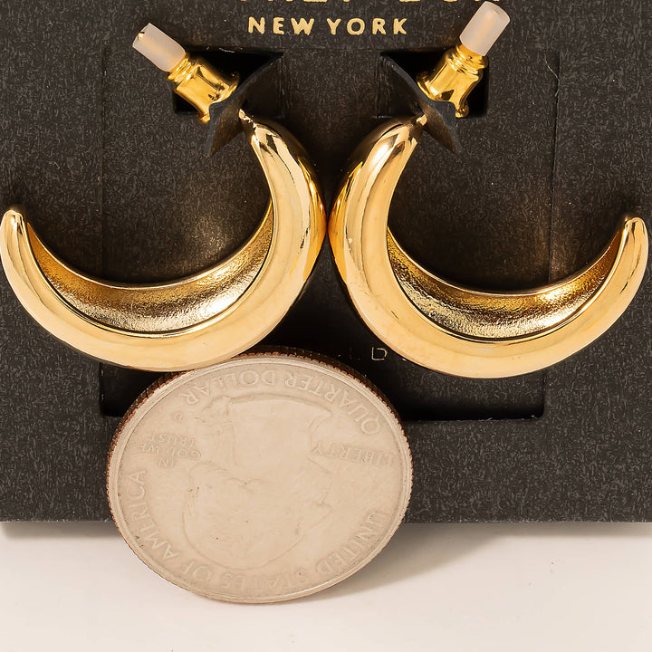 Secret Box Curvy Hoop Earrings - Modish Maven Boutique