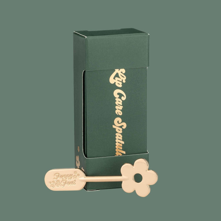 Gold Daisy Lip Care Spatula - Modish Maven Boutique