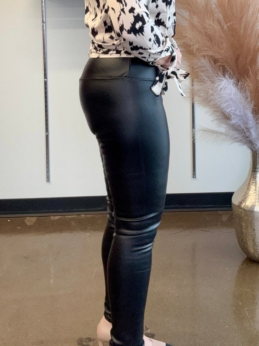 Alexi Faux Leather Legging - Modish Maven Boutique