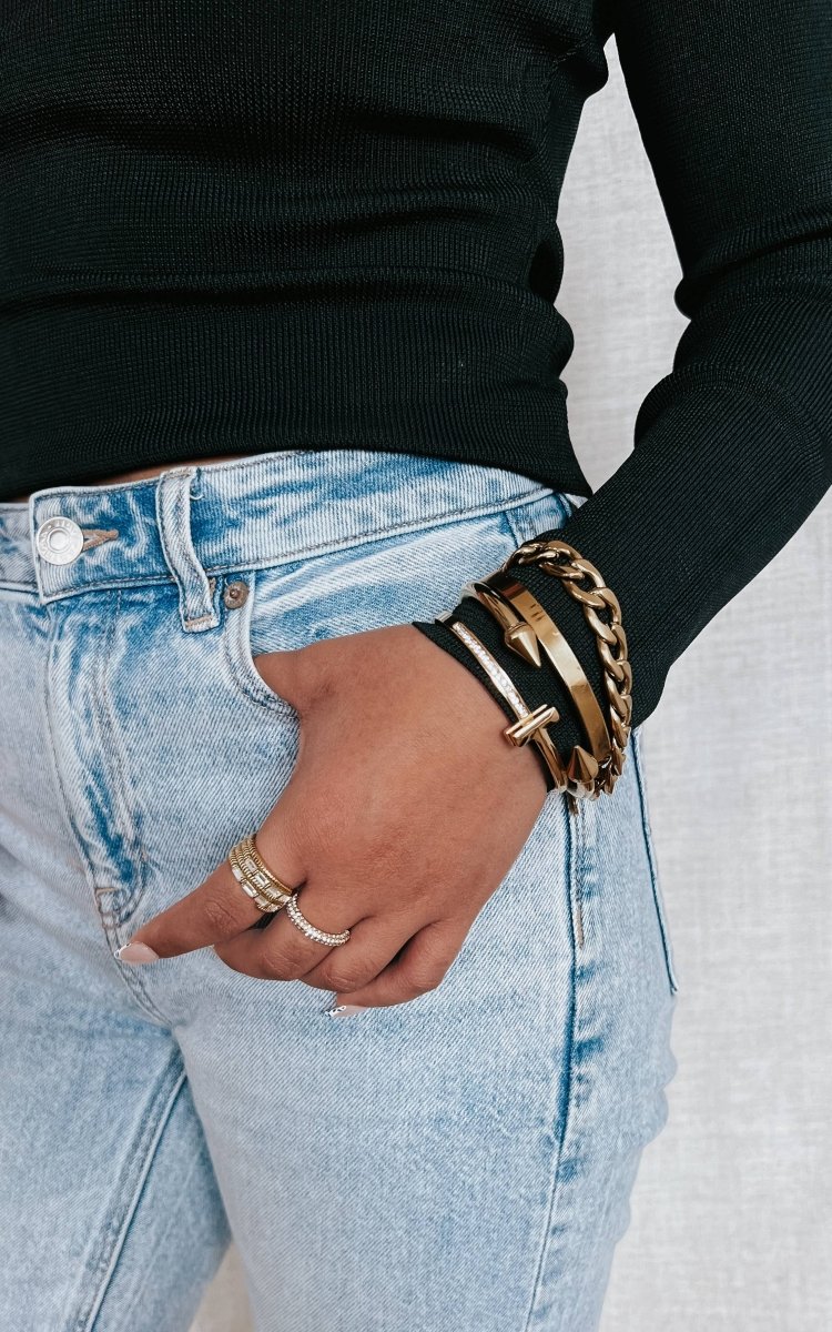 Heath Cuban Chain Bracelet || Choose Color - Modish Maven Boutique