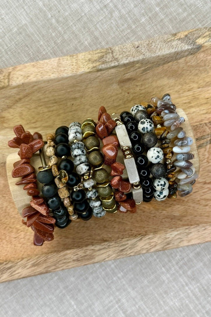 Beljoy Dark Neutrals Bracelet Collection - Modish Maven Boutique