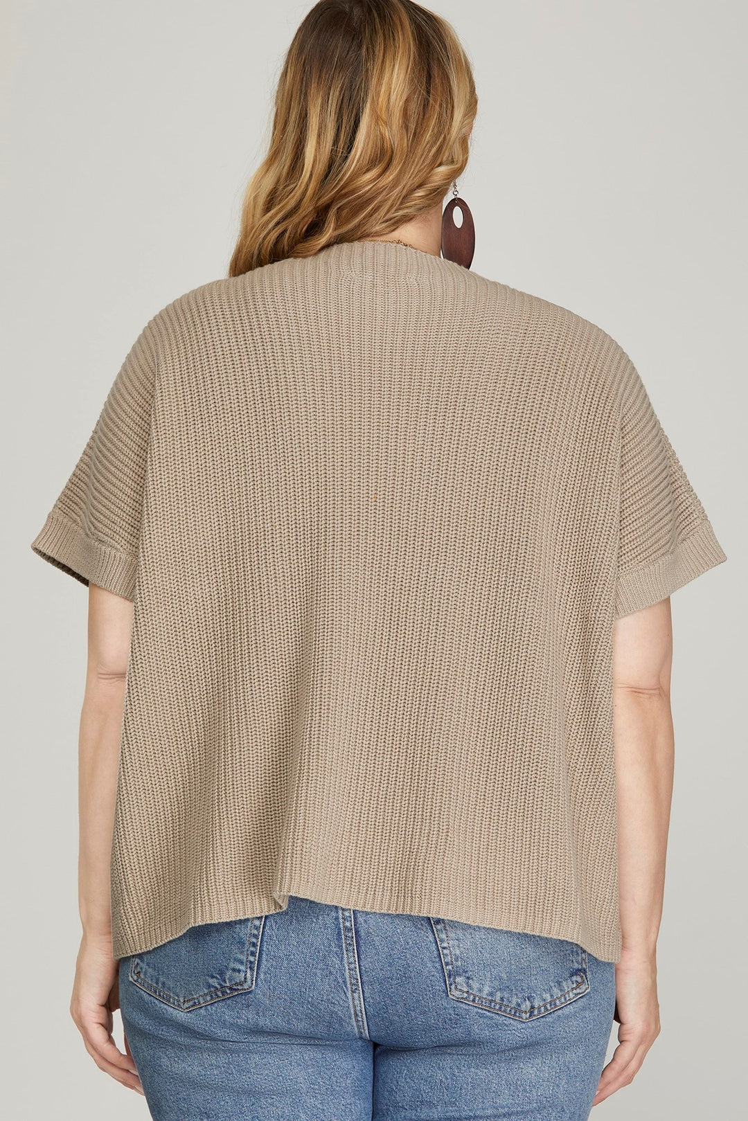 Soft Breeze Drop Shoulder Sweater Top