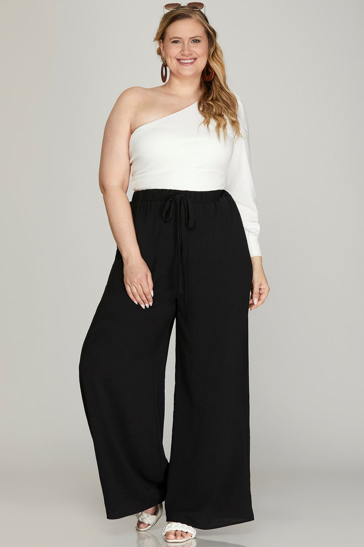 Relaxed Charm Wide Leg Pants