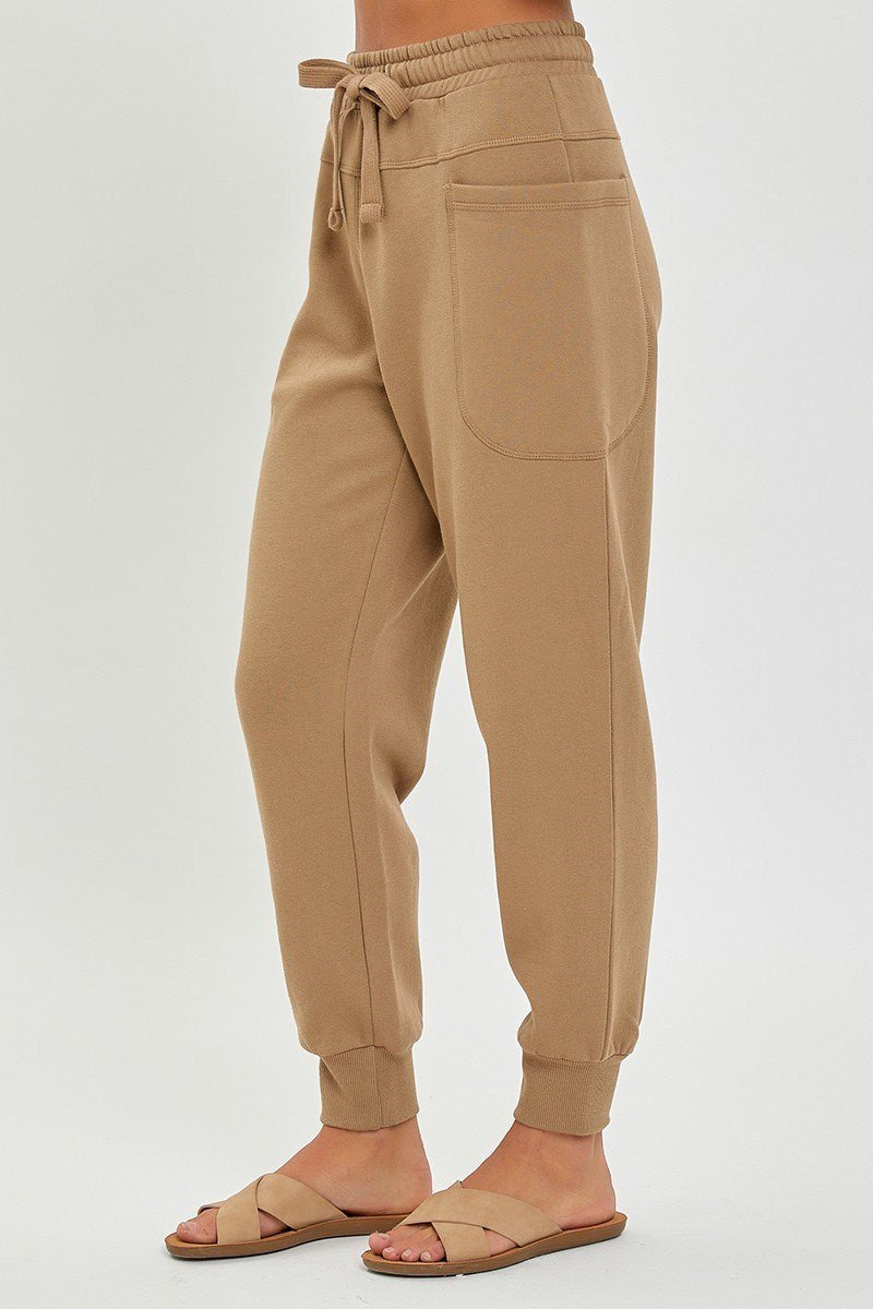 High Rise Pocket Joggers - Modish Maven Boutique