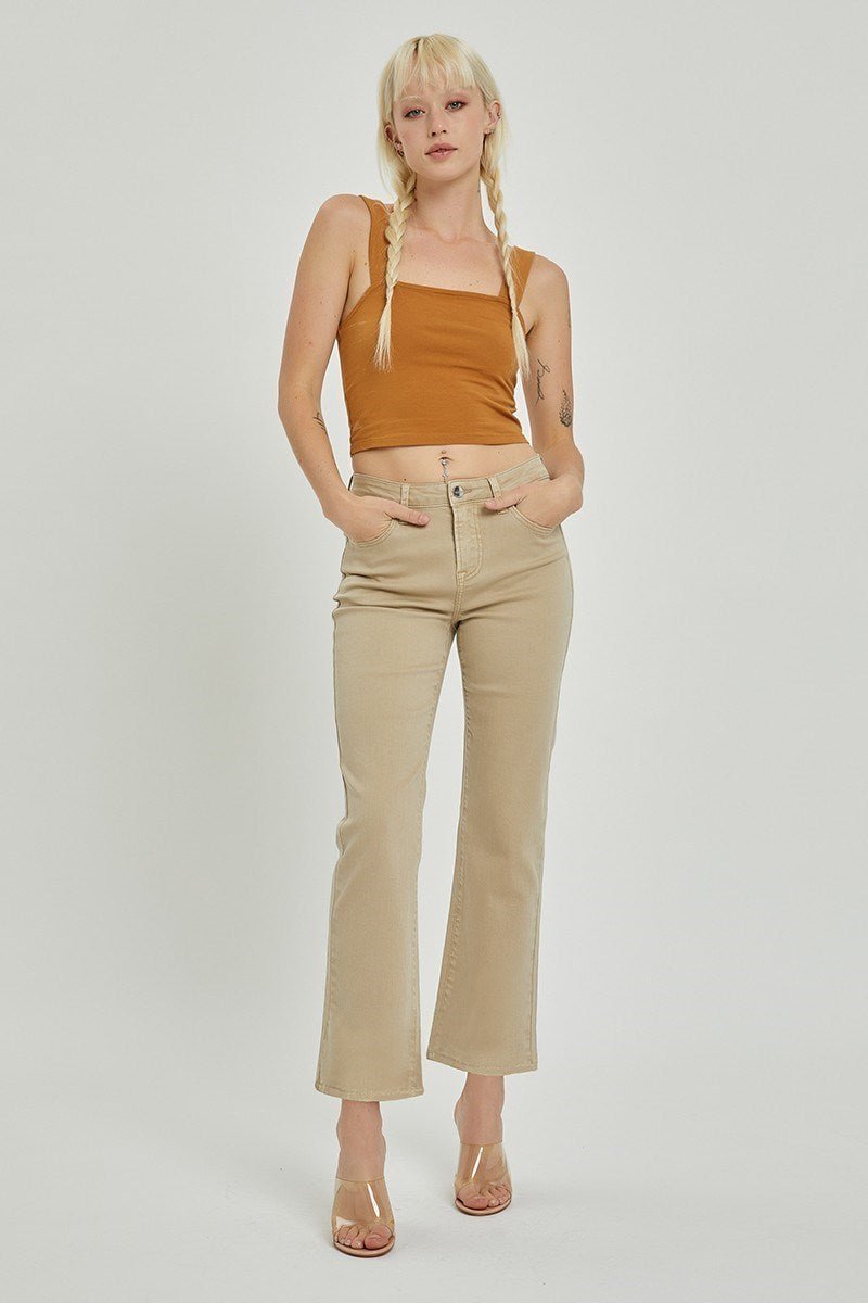 Mid Rise Straight Color Jeans - Modish Maven Boutique