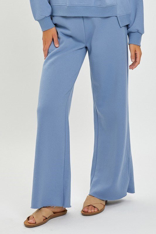 Soft Knit Wide - Leg Lounge Pants - Modish Maven Boutique