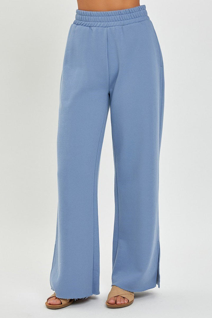 Soft Knit Wide - Leg Lounge Pants - Modish Maven Boutique