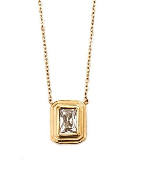 Teagan Gold Diamond Necklace - Modish Maven Boutique