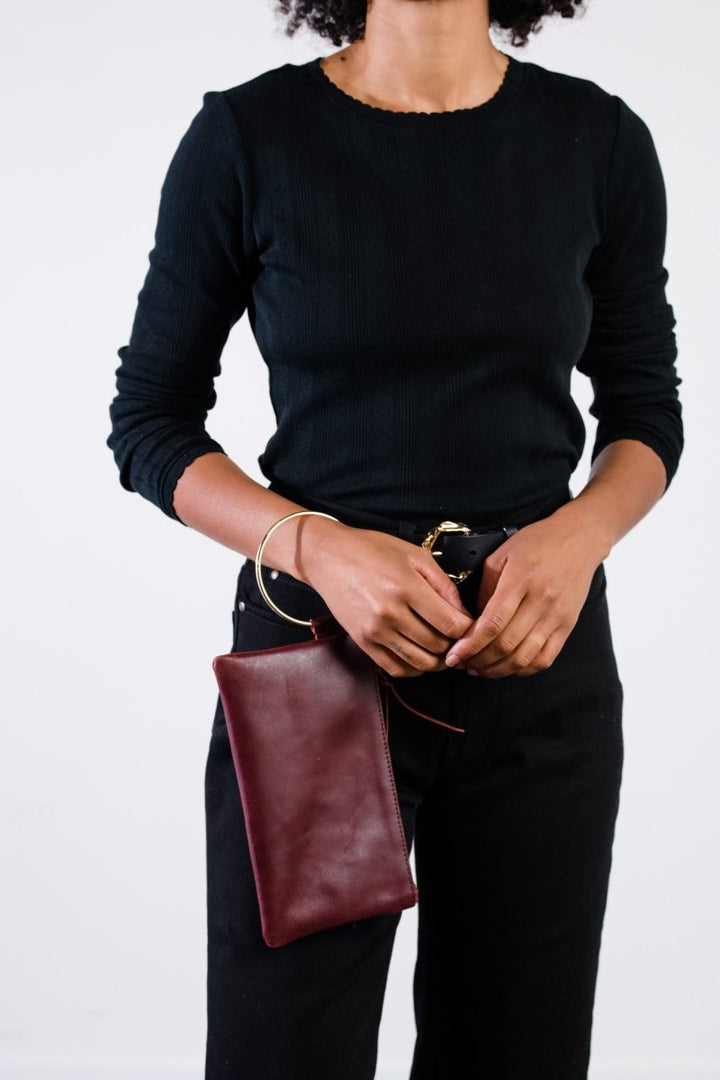 Luxe Leather Fozi Wristlet - Modish Maven Boutique