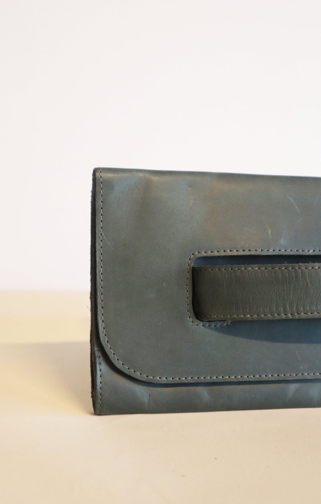 Side Handle Leather Clutch - Modish Maven Boutique