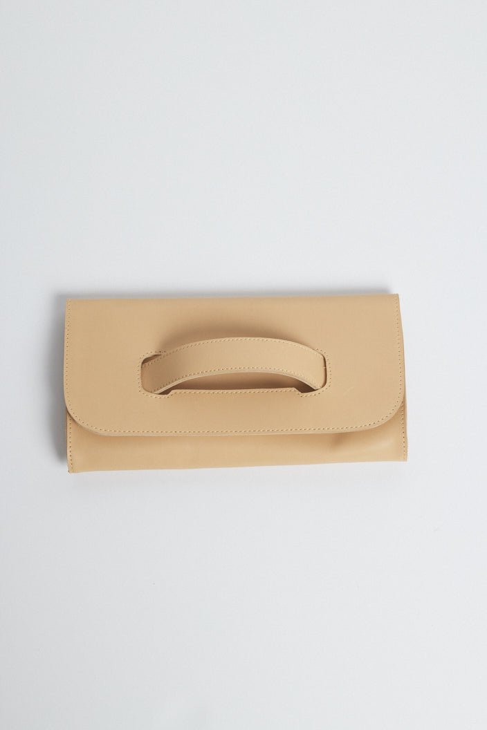 Side Handle Leather Clutch - Modish Maven Boutique