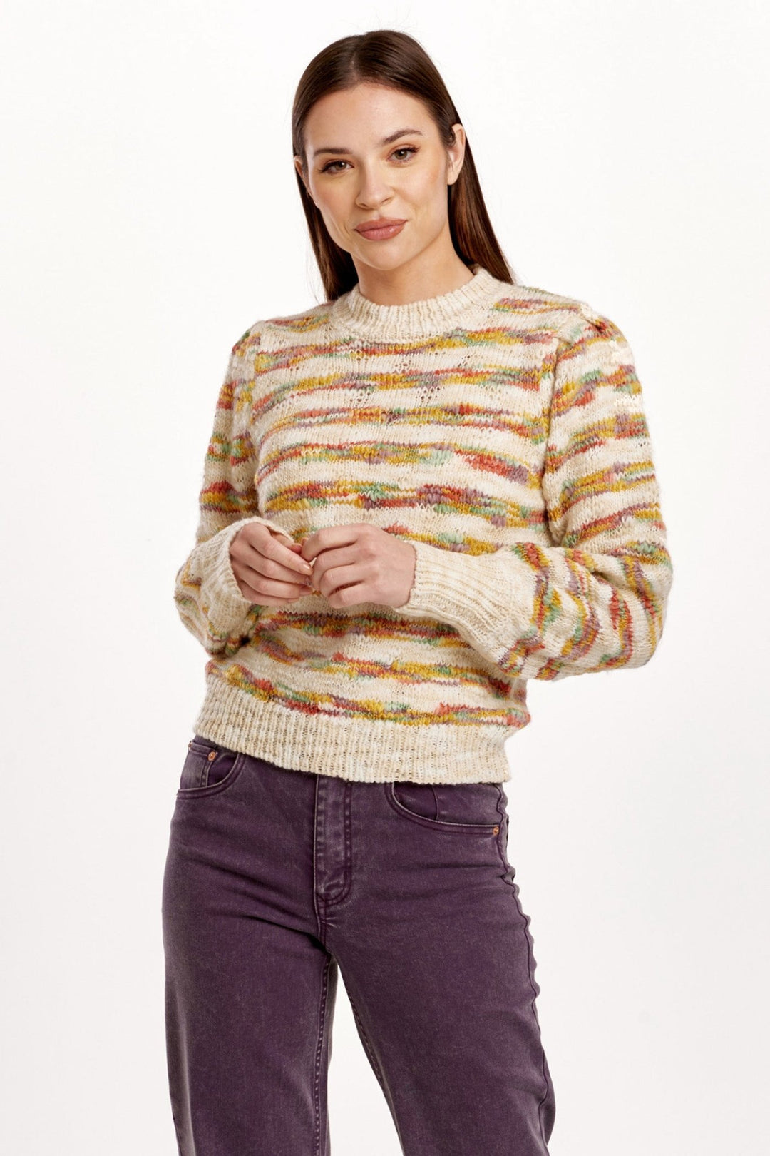 Jasmine Long Sleeve Striped Sweater by Dear John - Modish Maven Boutique