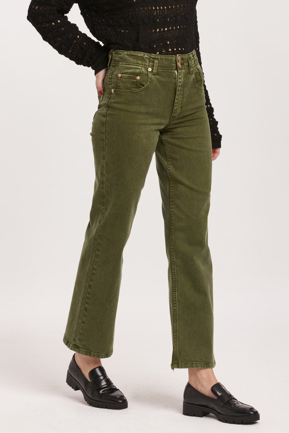 Holly High Rise Straight Jeans - Modish Maven Boutique