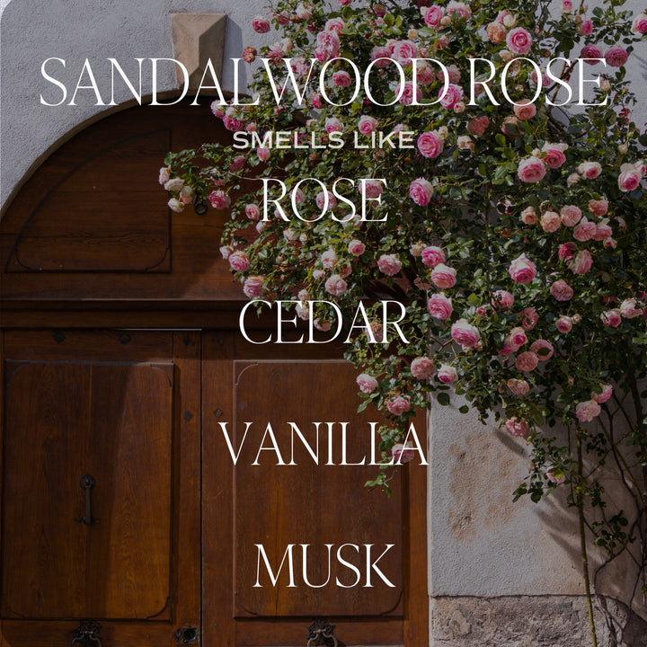 Sandalwood Rose 11 oz Soy Candle - Modish Maven Boutique