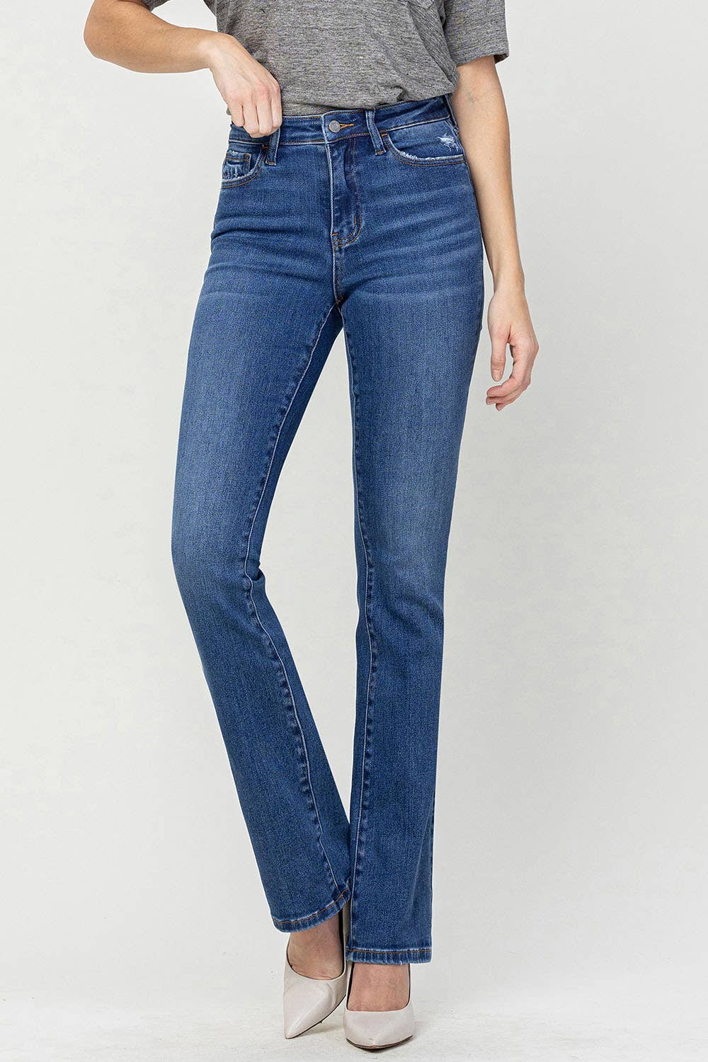 Skylar Vervet High Rise Bootcut Jeans