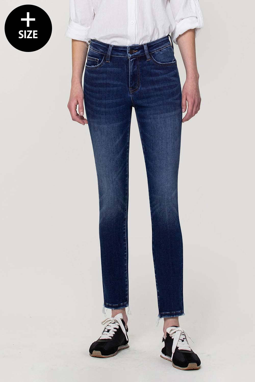 Amber Curvy Vervet Mid Rise Skinny Jean