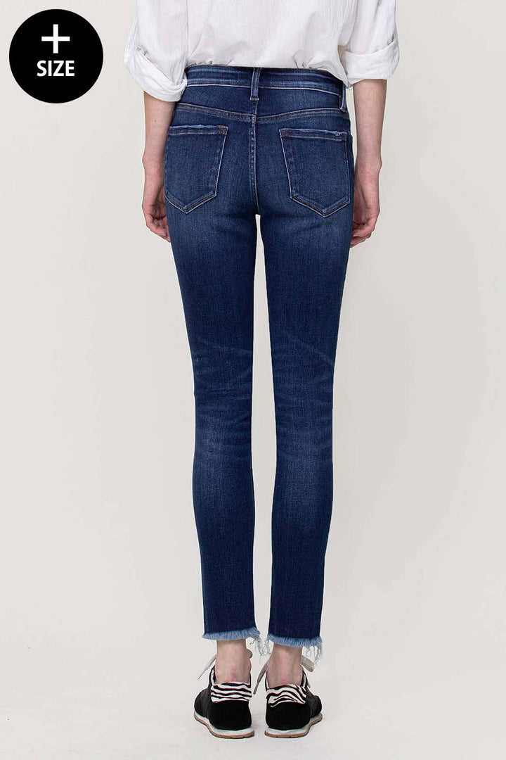 Amber Curvy Vervet Mid Rise Skinny Jean