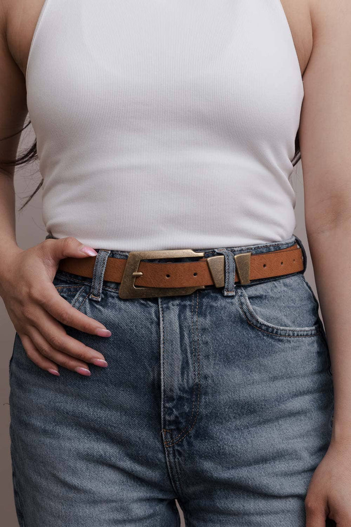 Rectangular Buckle Belt - Modish Maven Boutique