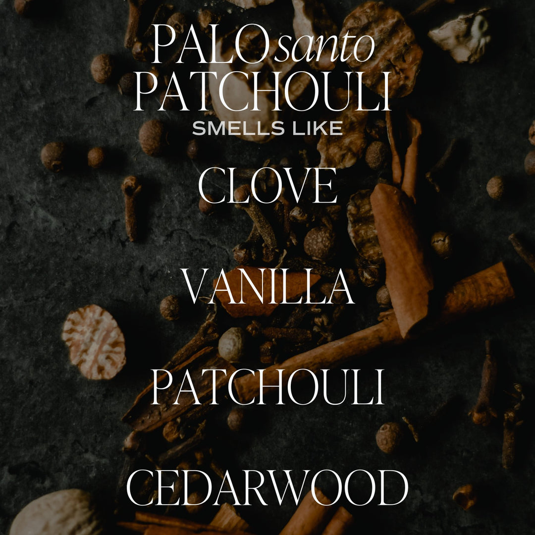 Palo Santo Patchouli 11 oz Soy Candle - Modish Maven Boutique